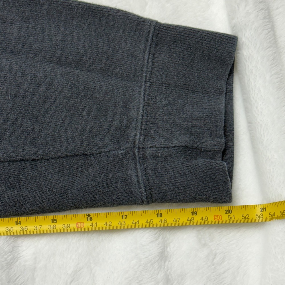 Vintage Polo Ralph‎ Lauren Men's 2XL Gray Pony Ribbed Quarter Zip Pullover - Picture 6 of 8